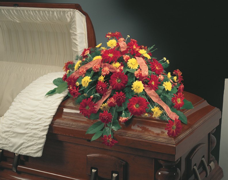 Bronze Casket Spray